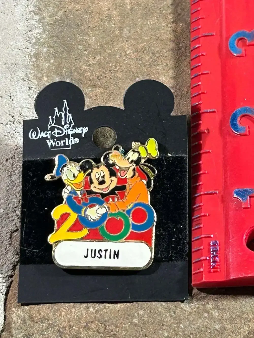 Justin 2000 Disney World  Parks pin